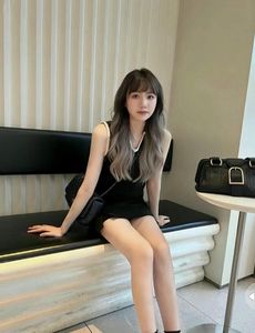 Beautiful Girl with Trendy Red Dip Dye Hair Style-10