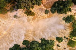 Ban Gioc Waterfall in Autumn Majestic Scenery Rushing White Waters Amidst Cao Bang Mountains-10