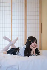 Charming Schoolgirl in Uniform: A Glimpse into Summer Reverie-47