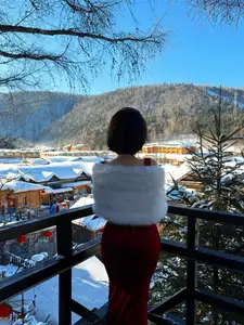 Chu Mac Thuy Quynh flaunts alluring bare back, defying cold amidst pristine snow-3