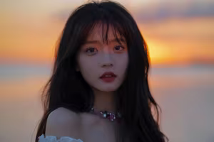 Enndme's Gentle Grace in White Dress by the Sea - YiTuYu Art Language Vol.8279-9