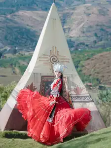 Ethnic Woman in Vibrant Traditional Attire 1000024497-13