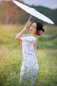 XVG No.6: Serene Asian Muse Portrait Aesthetically Captured in Tranquil Nature-0