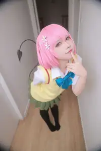 Coser G44 Mengmeng: Dive into the Sweet Charm of Pink Hair Cosplay | 23P Collection-8