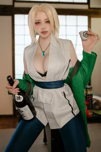 Alluring Tsunade Cosplay, Legendary Hokage's Charm-0