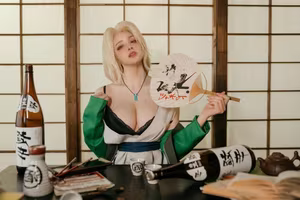 Alluring Tsunade Cosplay, Legendary Hokage's Charm-3