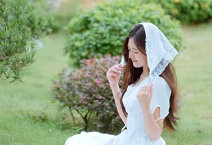VGU No.76: Pure Beauty A Young Woman Amidst Lush Vietnamese Nature-0