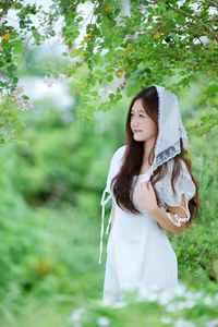 VGU No.76: Pure Beauty A Young Woman Amidst Lush Vietnamese Nature-5
