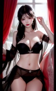 AI Generated Realistic BiAn1 Part02: Alluring Mysterious Beauty Portrait-28
