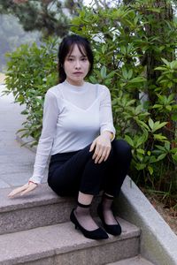 Chiness Model No.2337 Xiao Jiu: High Heels, White Socks, Elegant Style-14