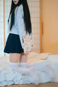 Charming Schoolgirl in Uniform: A Glimpse into Summer Reverie-27