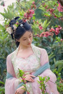 Coser Nnian as Begonia Fairy: Ethereal Beauty in a Fairytale Garden-41