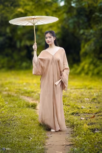 VGU No60 Discover the Enchanting Grace of a Vietnamese Girl in Nature-0