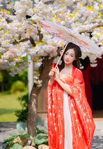 FB_IMG_1761297312624: Hanfu Muse Amidst Blooming Flowers - Discover Pure & Romantic East Asian Beauty.-5