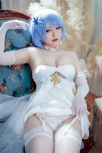 Stunning Azur Lane Chapaev White Rider's Melody Dress Cosplay by Banbanzi - Tukuku-12