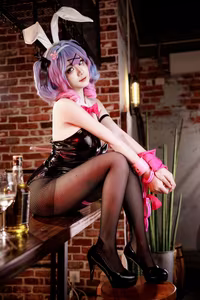 Coser A Xue Xue: Miku Bunny Hole Part01 - Alluring & Captivating Cosplay-14