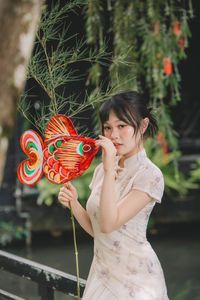 Elegant Ao Dai: Vietnamese Traditional Beauty in a Lush Garden-13