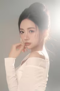 VGU No.37: Unveil the Pure Beauty and Pensive Aura in this Captivating Elegant Portrait.-2