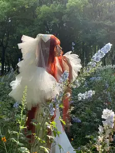 Coser Chunmomo | Ethereal Bride in a Dreamy Flower Garden Wedding Dress-0