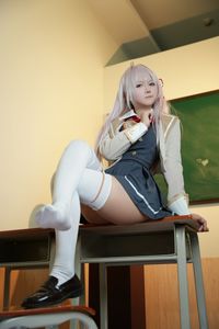 Coser Alya Cute School Uniform Cosplay-28