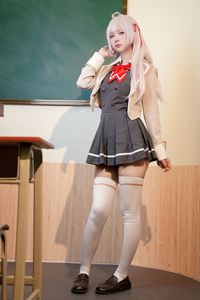 Coser Alya Cute School Uniform Cosplay-24