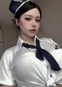 YuGi Kieu Oanh Stuns Fans with Bold Flight Attendant Cosplay A Unique Blend of Charm and Style-6