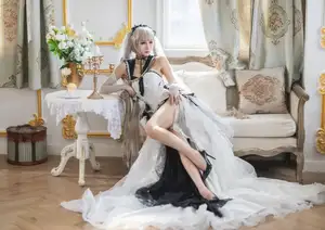 Coser Masaki Ya Qi stuns in Azur Lane Formidable dress a captivating portrayal of elegance and charm-14