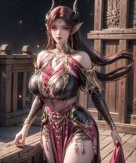 AI Generated: Enchanting Fantasy Warrior Princess (69P)-11