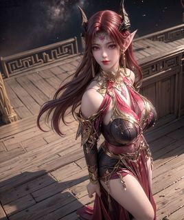 AI Generated: Enchanting Fantasy Warrior Princess (69P)-17