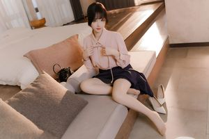 Xueqing Astra: Elegant Commuter OL Style with Sheer Stockings - Anime Blogger Fashion by Tukuku t20-24
