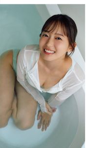 JP Shida Nene radiant in bathtub, adorable pose. Sweet moments from Weekly Playboy PHOTO BOOK Manazashi no Saki ni.-21