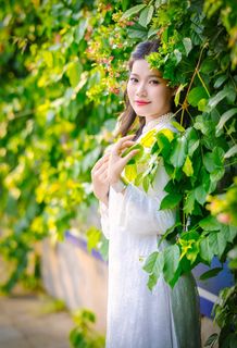 Vietnamese Girl in Traditional White Ao Dai | Graceful Beauty-9