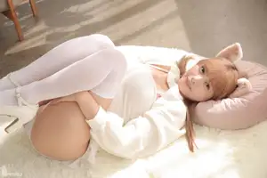 Asuka Nekomiya [LOVEPOP] Photoset 13: Dive into the Irresistible Charm of the Cat-Eared Beauty.-36