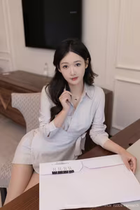 Tang An Qi: Elegant Allure in Modern Business Attire | XiuRen No.10384-5