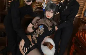 Coser Zyra Enigmatic Louis IX Qipao Cosplay: A Dramatic Portrayal (26P)-3