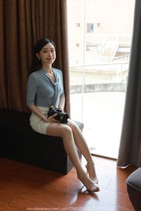 Elegant Secretary: Chinese Model Xiao Jie SXJ No.2046. Professional Chic & Alluring Style.-11