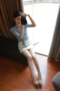 Elegant Secretary: Chinese Model Xiao Jie SXJ No.2046. Professional Chic & Alluring Style.-6