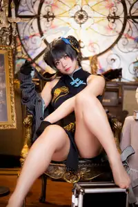 Captivating Blue Archive Kisaki Cosplay: Yi Miao Jun's Mysterious Allure (26P)-0