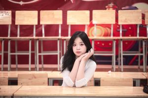 White Ao Dai Beauty: Vietnamese Girl with Vintage Camera-1