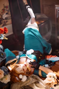 Coser Yuyuan Yuko as Genshin Impact's Hina: Ethereal Beauty Captivates Viewers (16P)-2