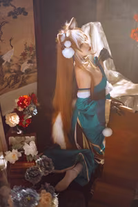 Coser Yuyuan Yuko as Genshin Impact's Hina: Ethereal Beauty Captivates Viewers (16P)-6