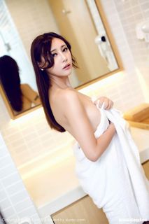 IMiss Vol.009 Le Le Mango: Elegant Chinese Model Photo, Sensual in a Towel Wrap-24