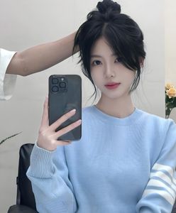 French Bangs Hairstyle Flaw Concealing Enhances Beautiful Girls Elegant Charm-9