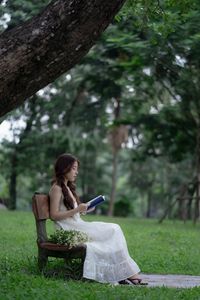 XVG No.9: Long-Haired Muse in a Dreamy Garden Serene and Pure Beauty-11