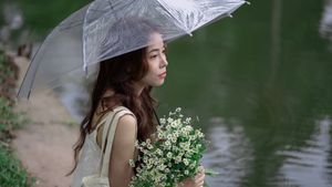 XVG No.9: Long-Haired Muse in a Dreamy Garden Serene and Pure Beauty-0