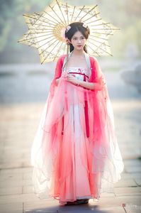 AI Generated: Gentle Hanfu Girl in Pink, Elegant Asian Beauty-18
