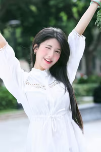 VGU No.58: Elegant Beauty of a Vietnamese Girl: Gentle, Pristine Smile in Sunlight.-9